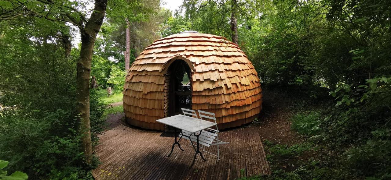 Camping De La Chagnee Saint-Aubin-le-Cloud Exterior foto